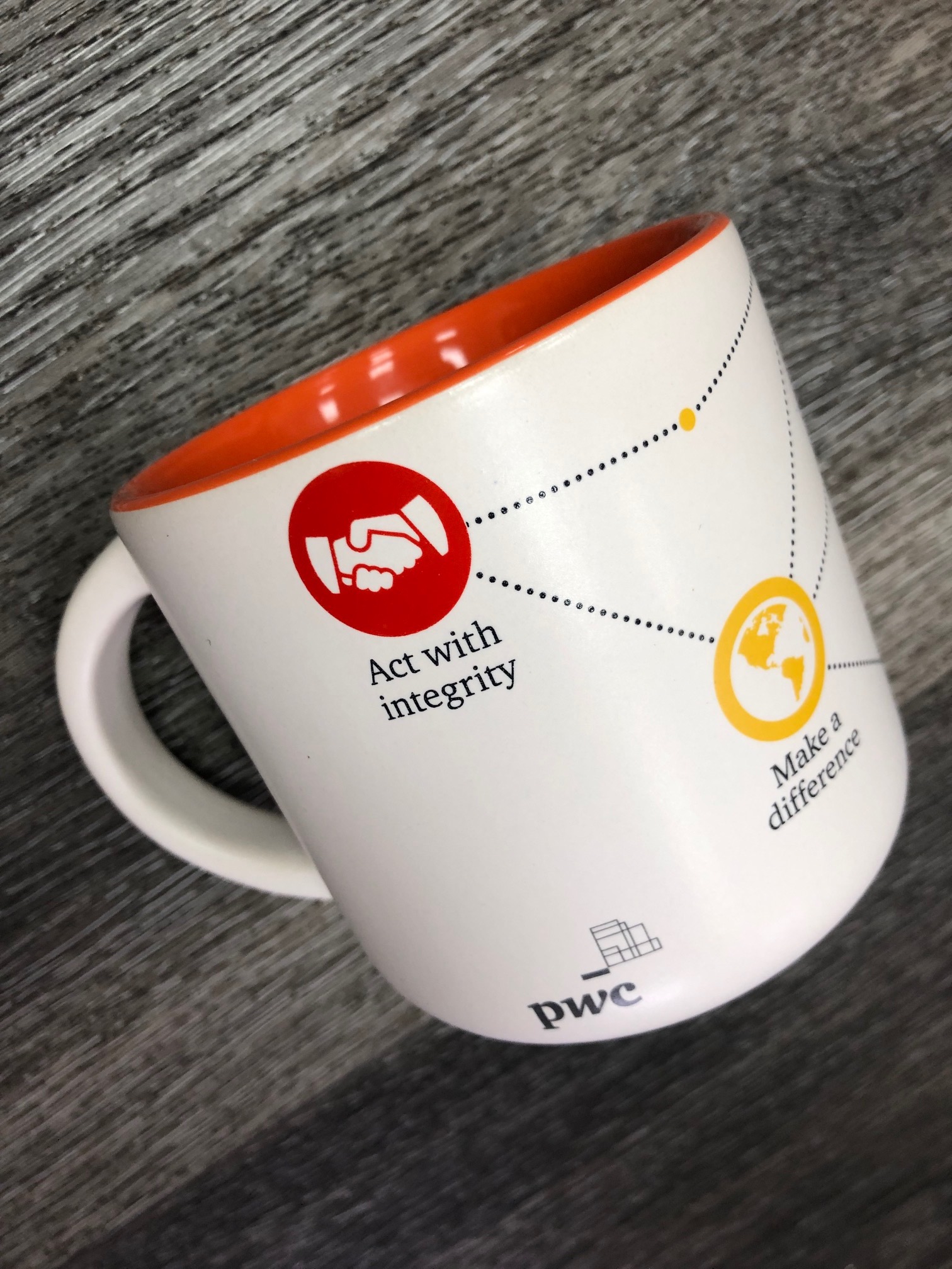 Branded cups (any pictures, graphics, logos)