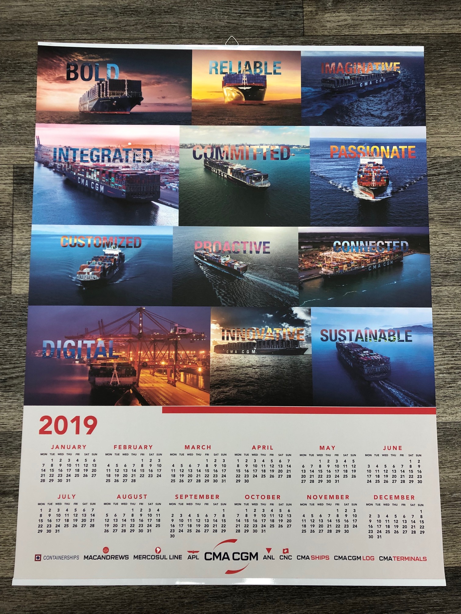 Calendars (any form and size)