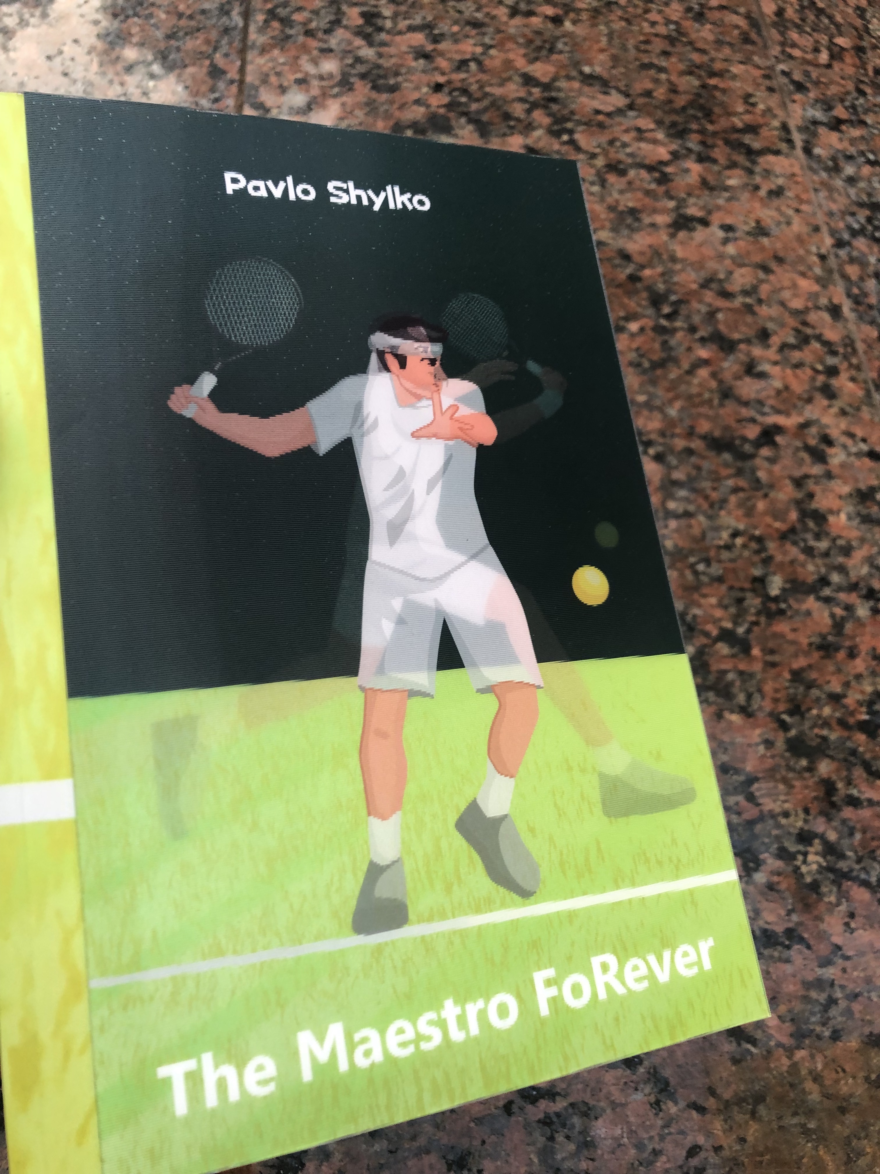 Подарункове видання книги про теніс 